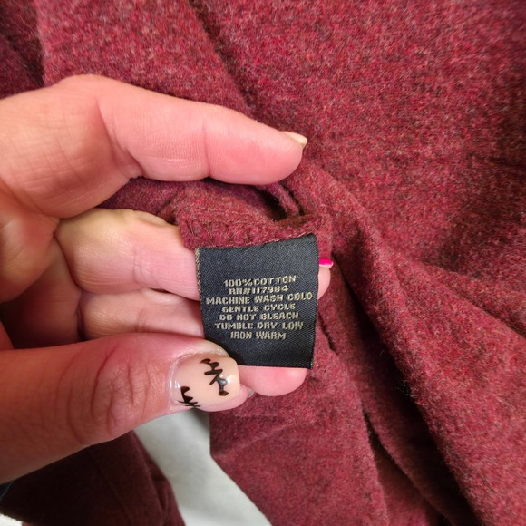 Grizzly Mountain Shirt Mens XXL Maroon Flannel Classic Outdoor Cabincore Rustic - Picture 9 of 11